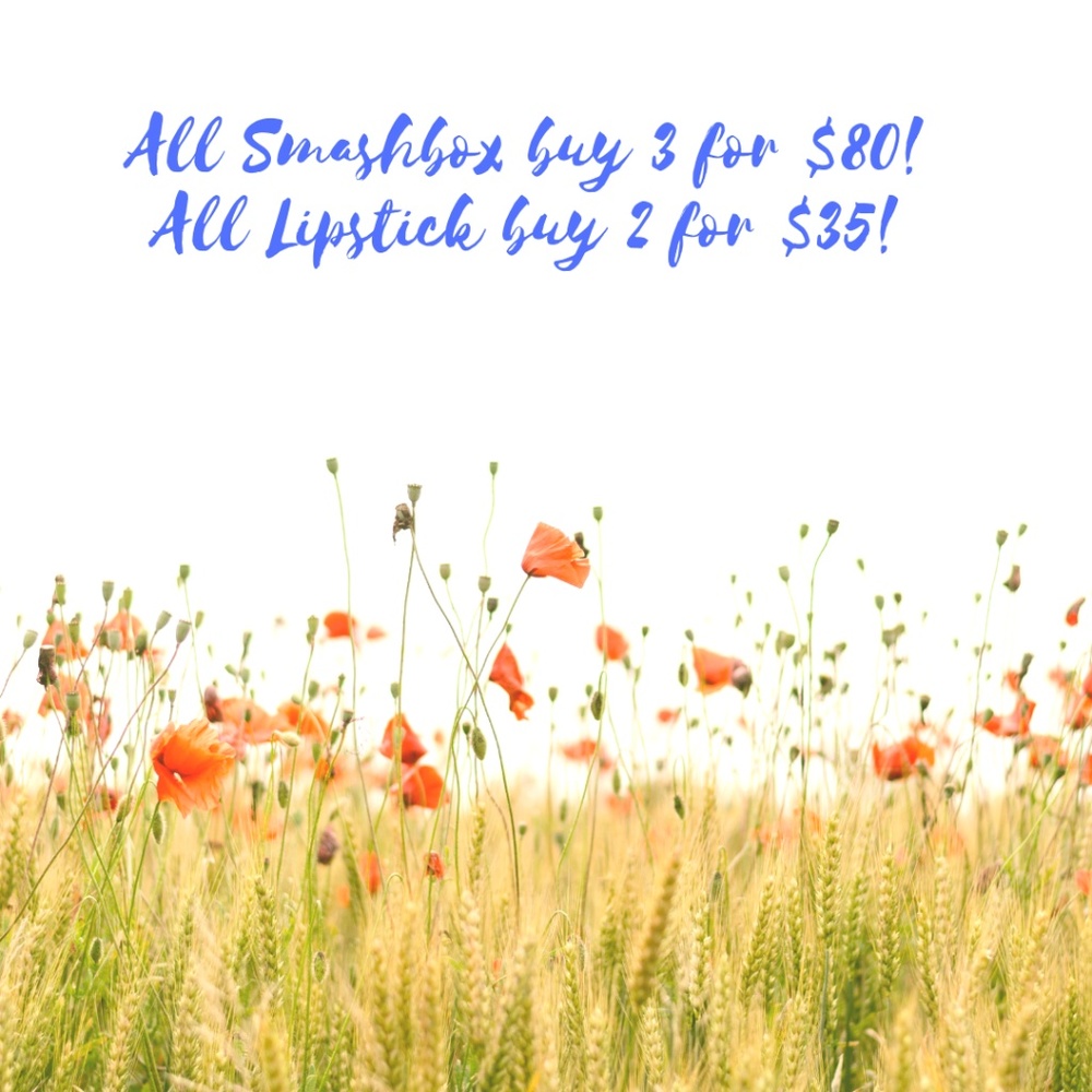 Smashbox palettes and Lipstick